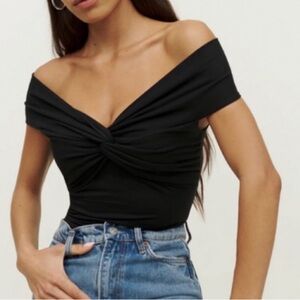 Reformation Ezlynn Top - Black
